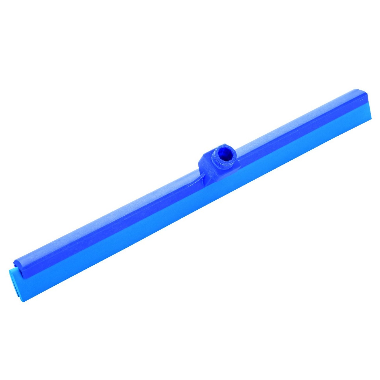 haug Wasserschieber, zweilippig, 620 x 35 mm, blau, Besatzhöhe: 25 mm, Lebensmittelgummi