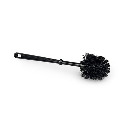 Nö WC-Bürste schwarz, 38 cm, PP-Borste, Ø ca. 75 mm