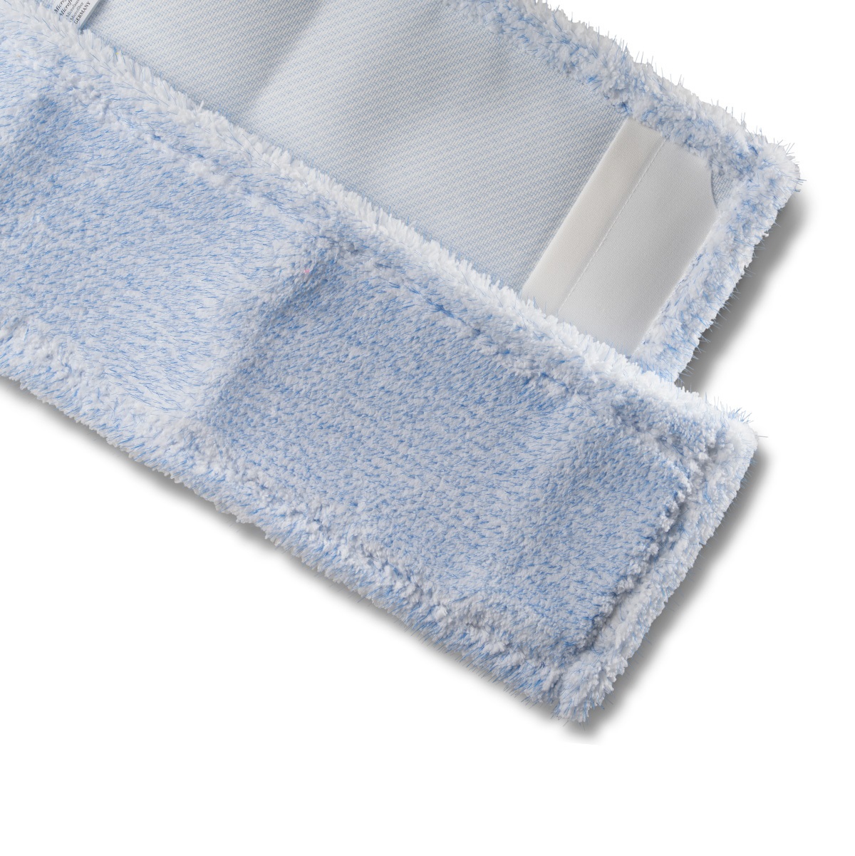 Mikrofasermopp PREMIUM Igel geborstet, 50 cm, weiß mit blauen Borsten