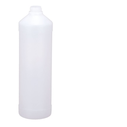 Leerflasche ohne Verschluss, transparent, 1 Liter