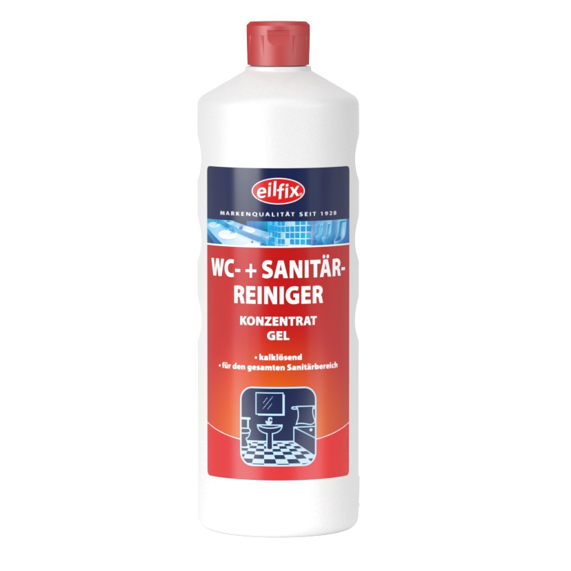 eilfix Sanitärreiniger-Gel, rot, 1 Liter
