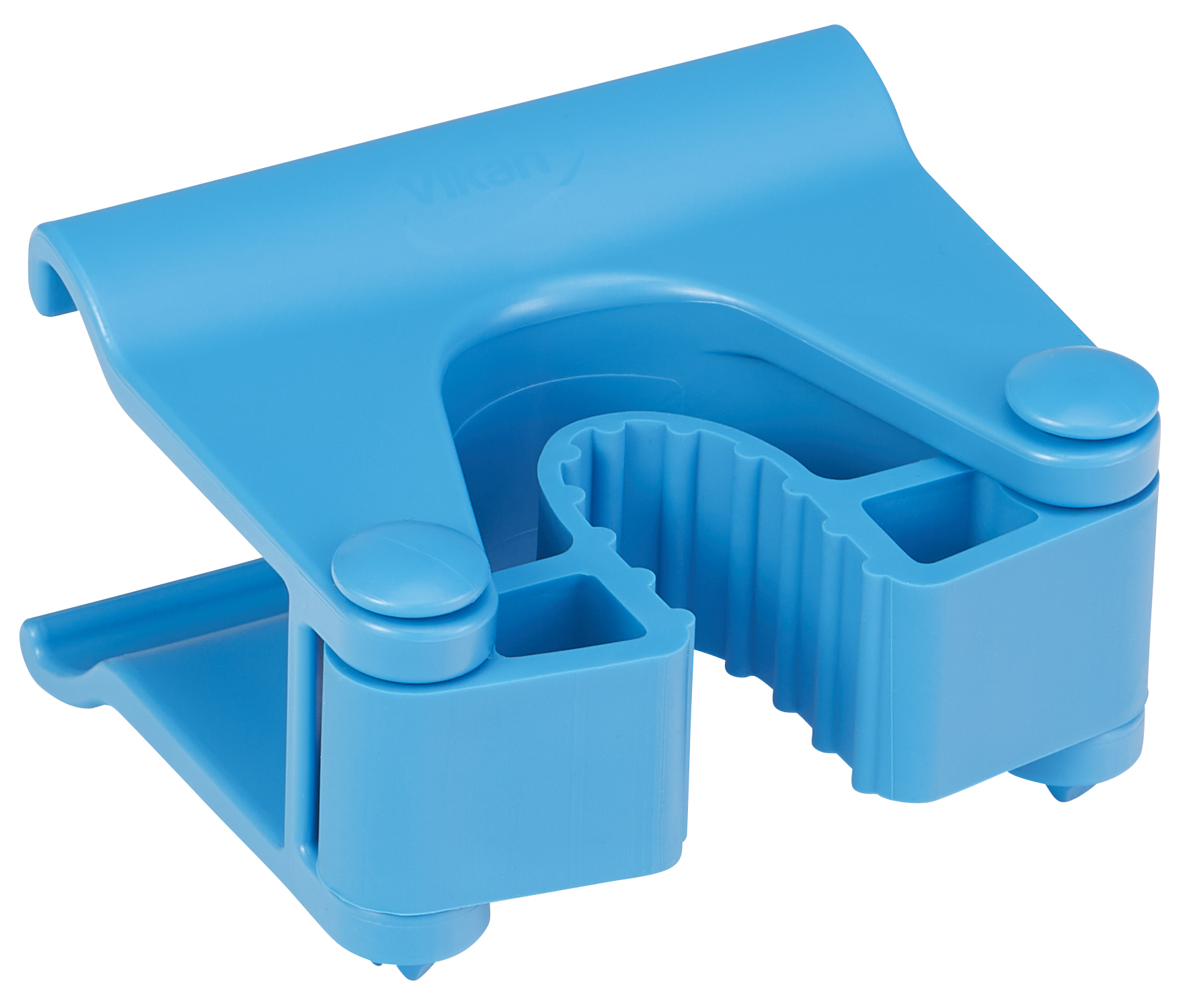 Vikan Stielhalter / Ersatzteil Gummi-Clip-Modul, für Hi-Flex-Wandhalterung 10113, blau