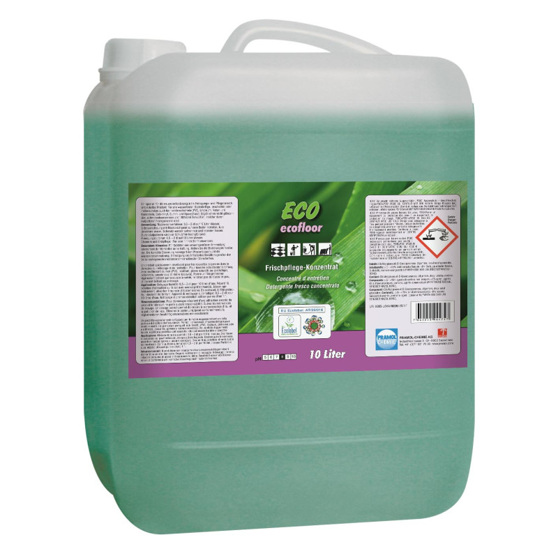 Pramol Eco ecofloor, 10 Liter Kanister ,  ökologische Wischpflege