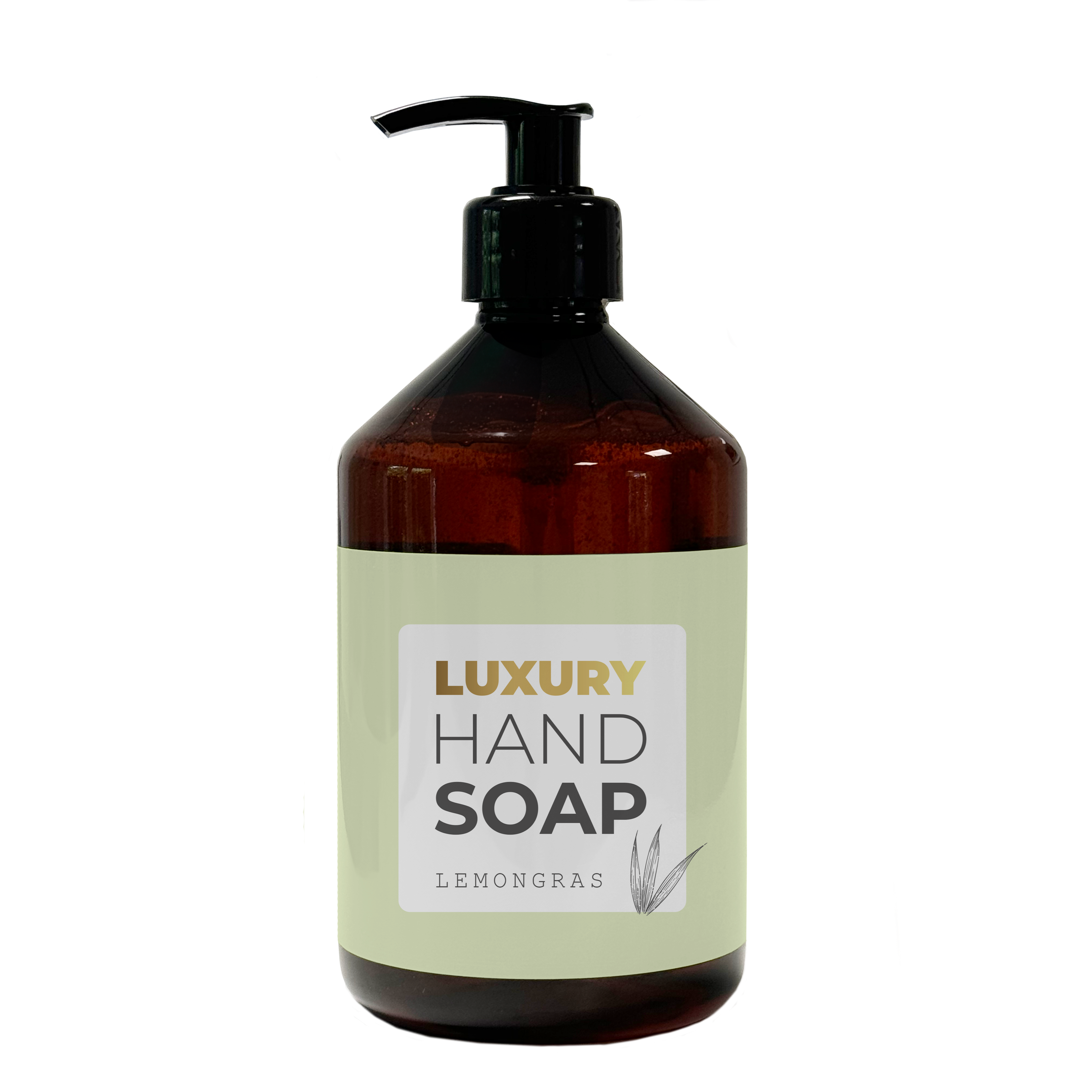 UH104 LUXURY Hand Soap Lemongras, 500 ml Flasche, im Pumpspender, 6 Flaschen/Karton