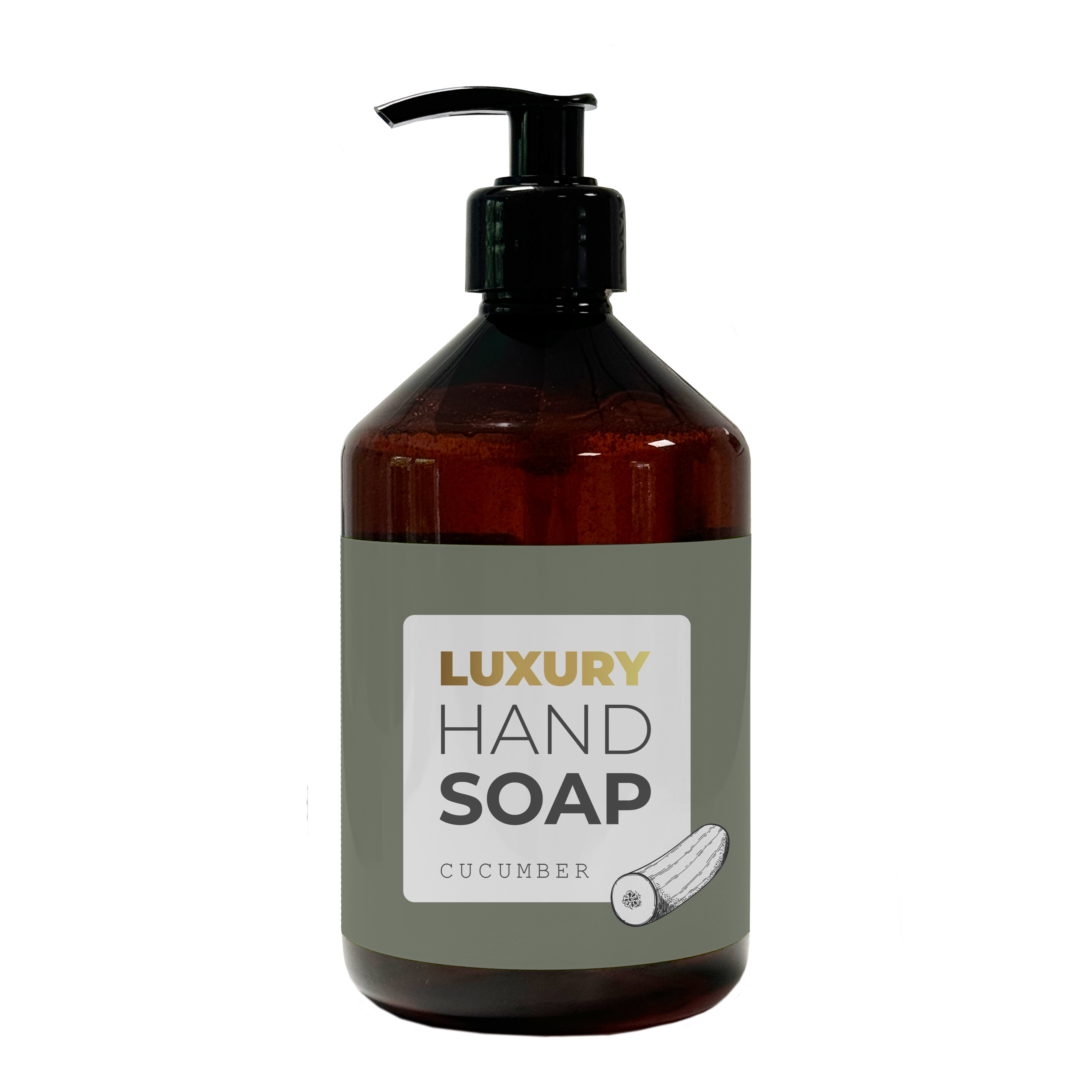 UH106 LUXURY Hand Soap Cucumber, 500 ml Flasche, im Pumpspender, 6 Flaschen/Karton