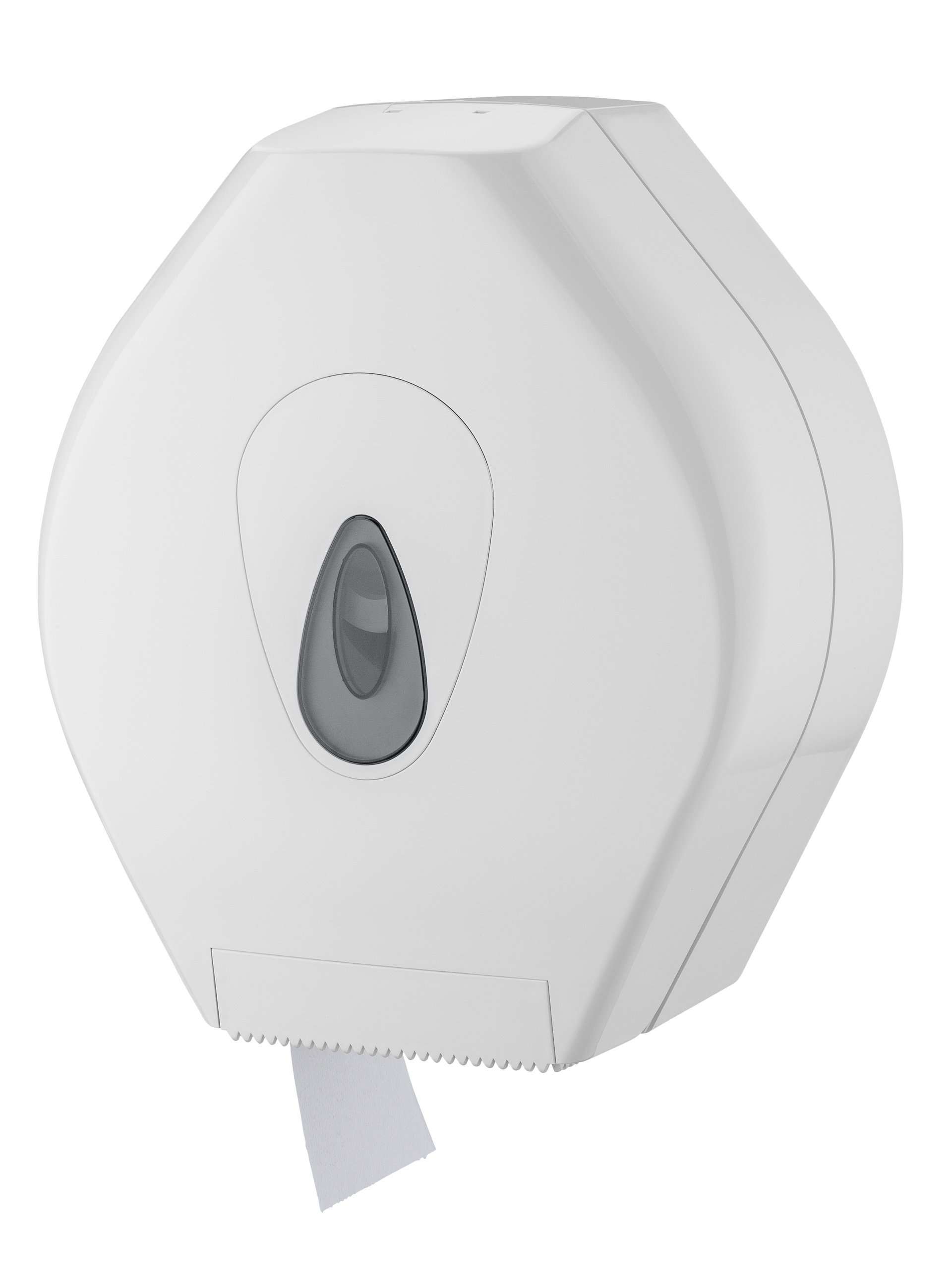 Toilettenpapier Großrollenspender Maxi, Kunststoff, für Rollen bis 300 mm Ø, weiß, 37 x 34 x 13 cm