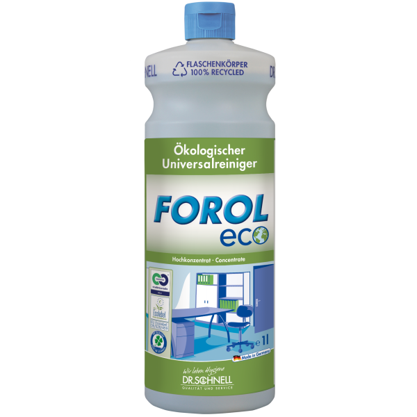 Dr. Schnell Forol Eco, Ökologischer Universalreiniger, 1 Liter Flasche
