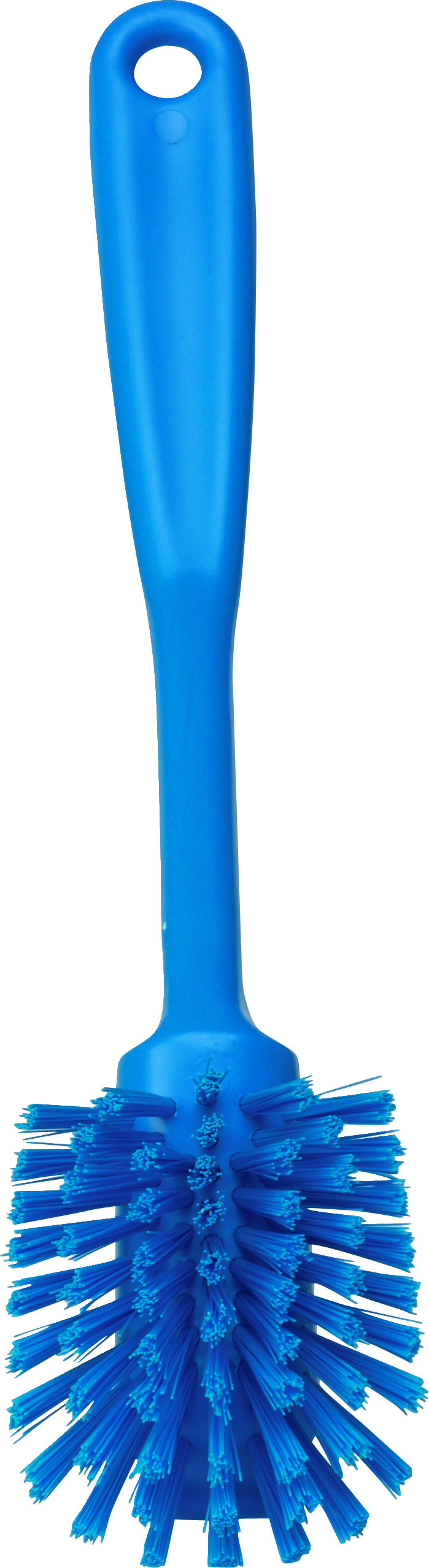 Vikan Spülbürste mit Kratzkante, 280 mm, medium, PBT, blau