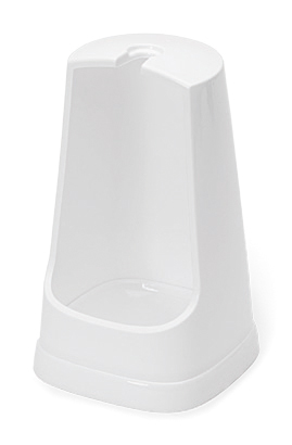 WC- Ersatz-Ständer, Kunststoff, weiß, 20 cm