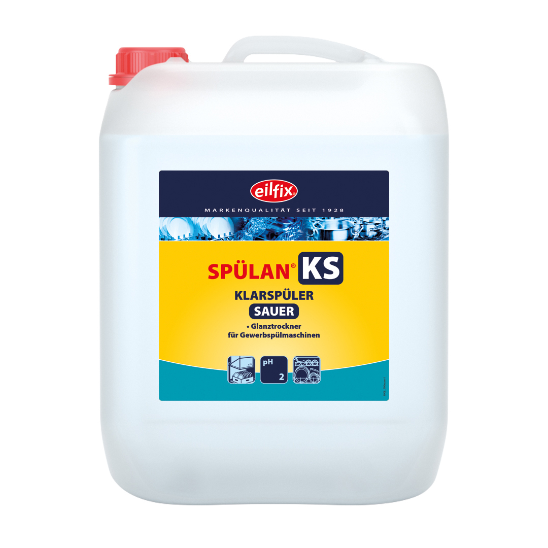 eilfix Spülan KS, saurer Klarspüler für Spülmaschinen, 10 Liter