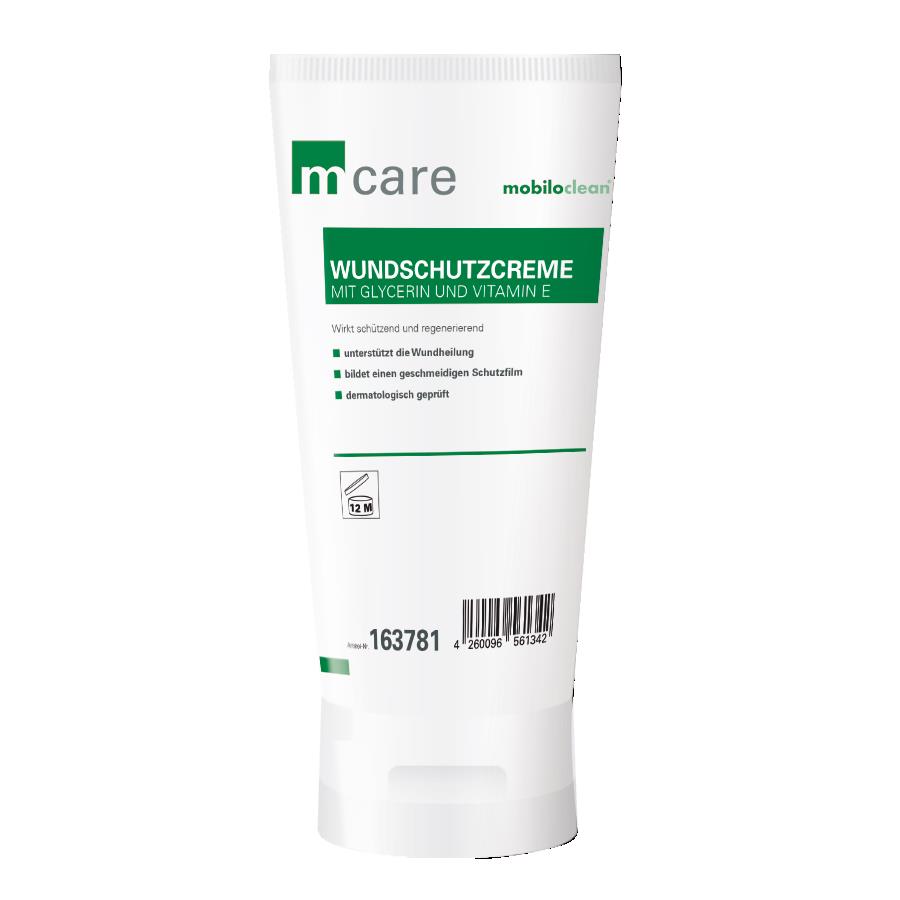 mcare Wundschutzcreme, mit Glycerin und Vitamin E, 200 ml Tube, 25 Tuben/Karton