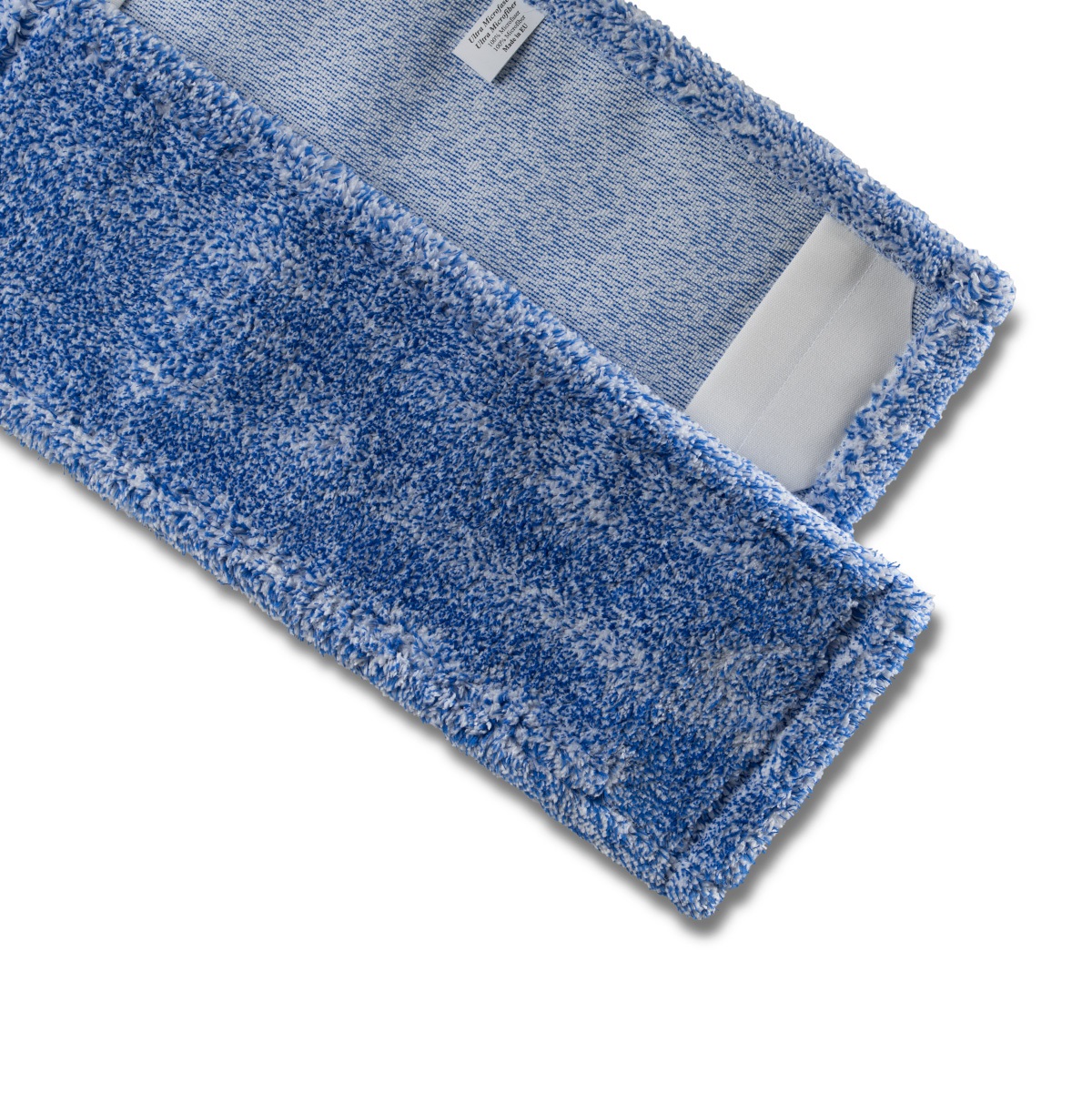 Mikrofasermopp PREMIUM blau meliert, 40 cm, für alle Böden geeignet