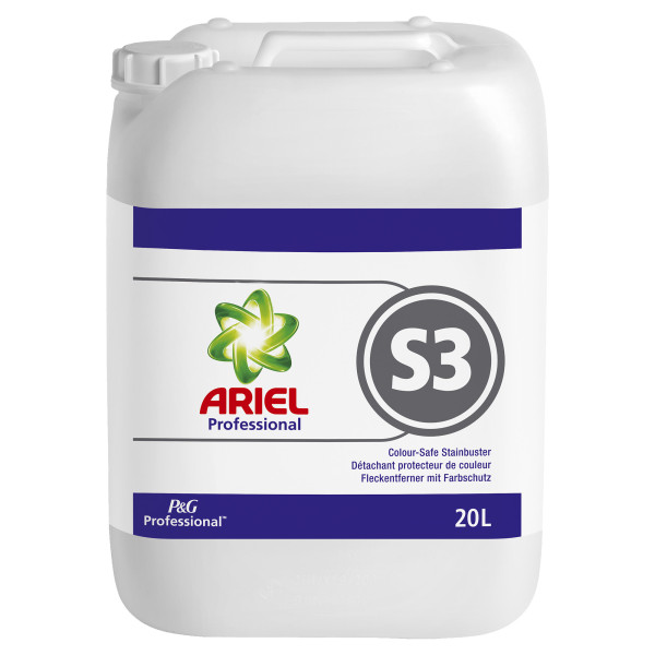 P&G Professional Ariel S3 Fleckenentferner, 20 Liter Kanister