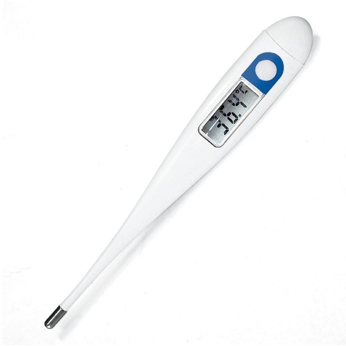 Fieberthermometer, digital, wasserdicht, 12 Stück/Packung