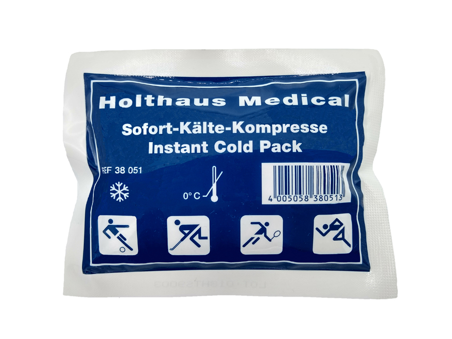 Sofort-Kältekompresse, klein, 10 x 13 cm, zum Einmalgebrauch, 1 Stück