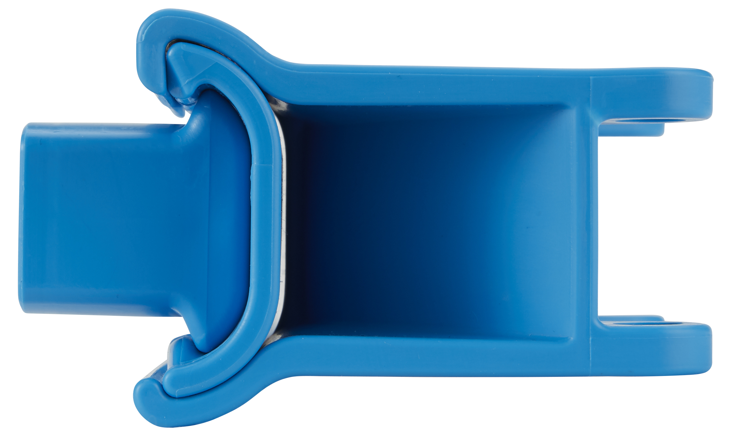 Vikan hygienisches Hi-Flex-Wandhalterungssystem, inkl. 3 Stielhalter & 2 Haken, 420 mm, blau