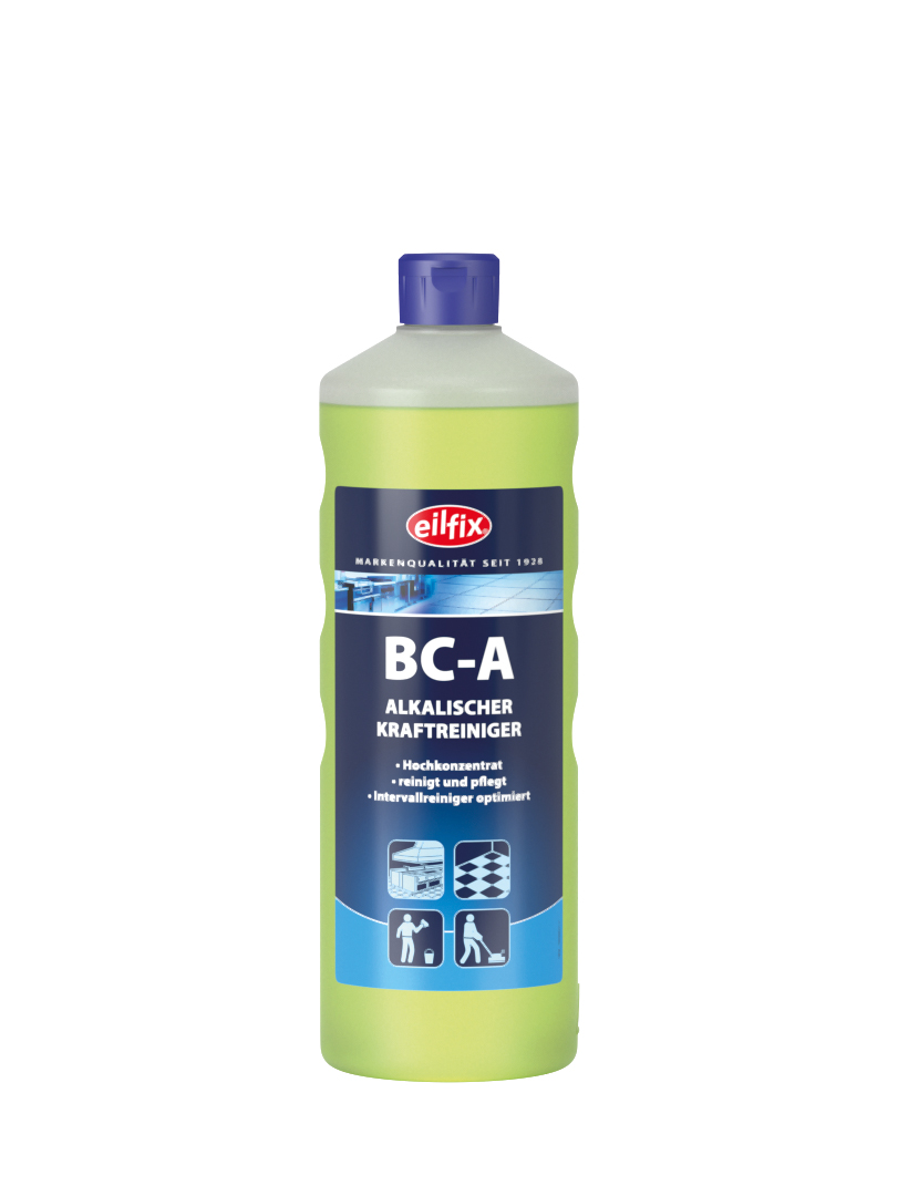 eilfix BC-A alkalischer Kraftreiniger (Fettlöser), Hochkonzentrat, 1 Flasche, 1 Liter