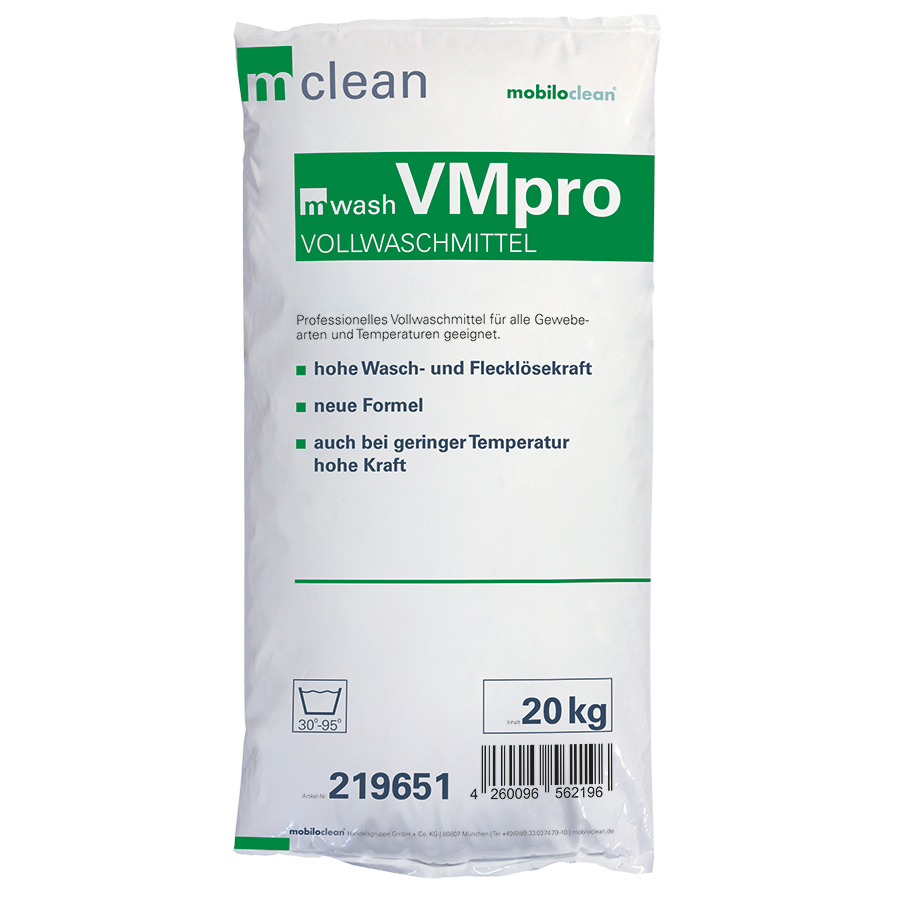 mclean VMpro Vollwaschmittel, phosphatfrei, 20 kg Sack