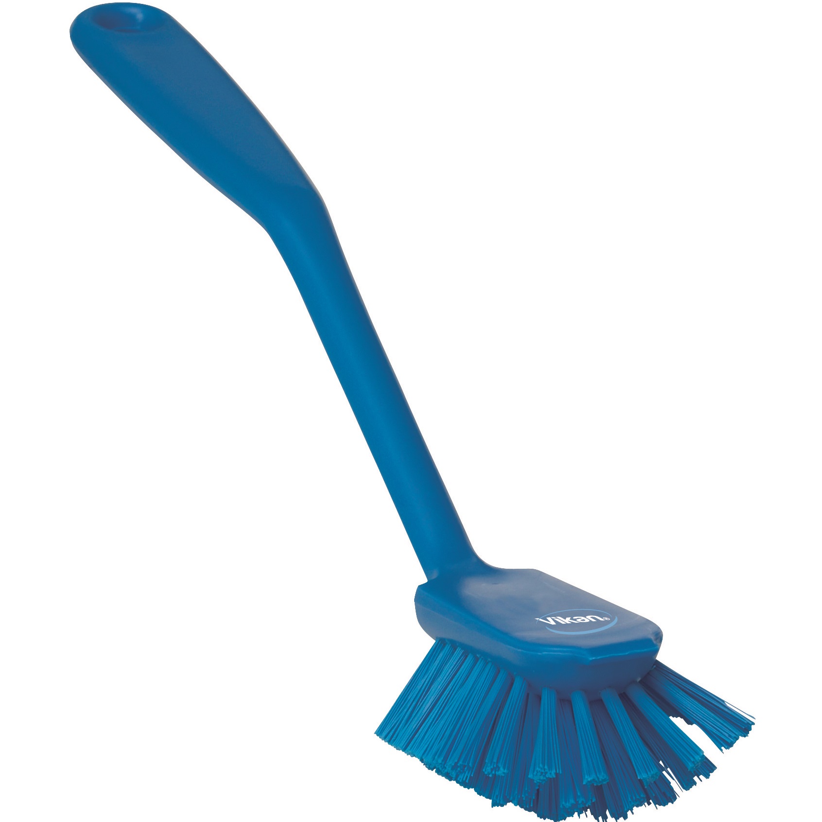 Vikan Spülbürste mit Kratzkante, 280 mm, medium, PBT, blau