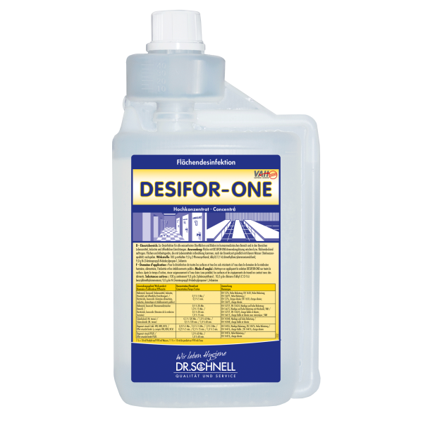 Dr. Schnell Desifor-One Flächendesinfektion, 1 Liter Dosierflasche