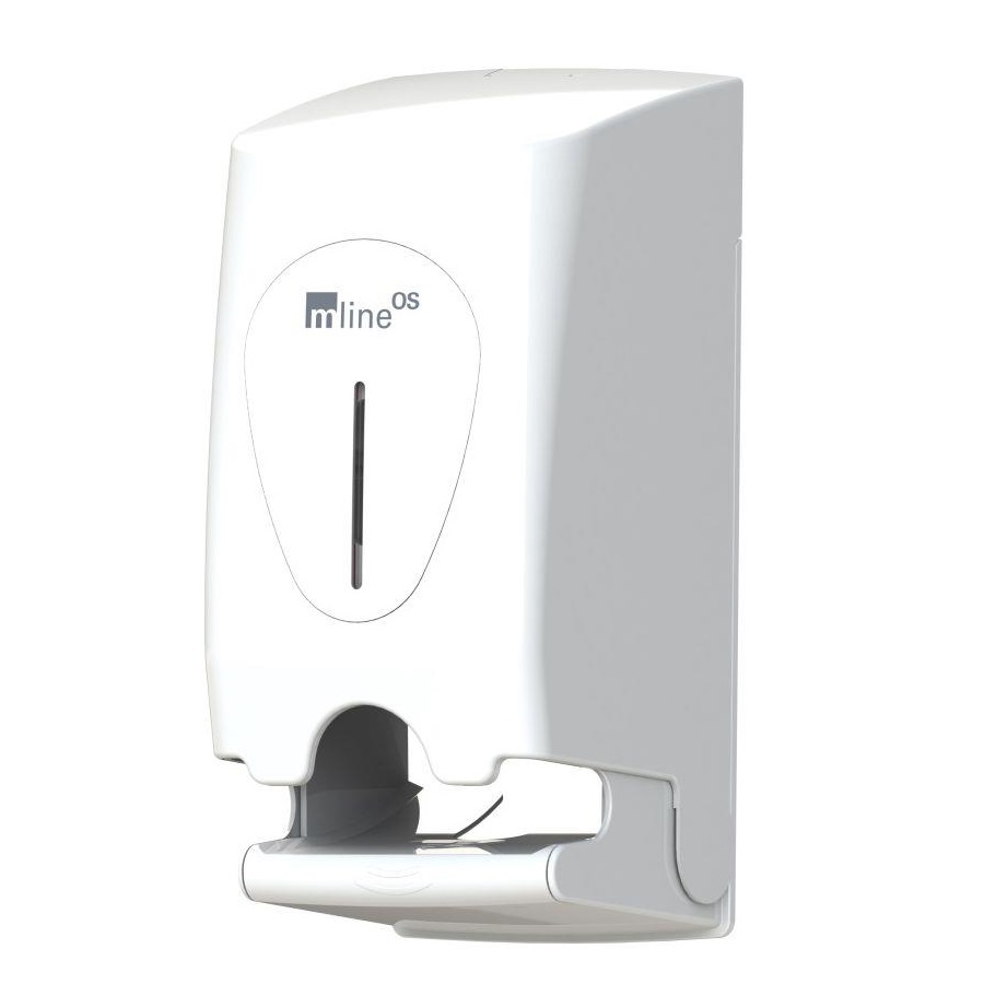 mline OS Doppel-Toilettenpapierspender, weiß, für 2 Kleinrollen
