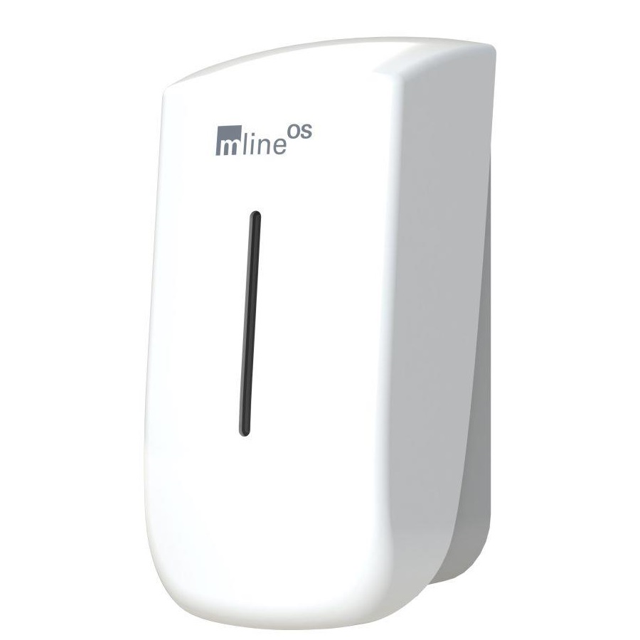 mline OS Seifenspender 900ml, nachfüllbar, Kunststoff, weiß