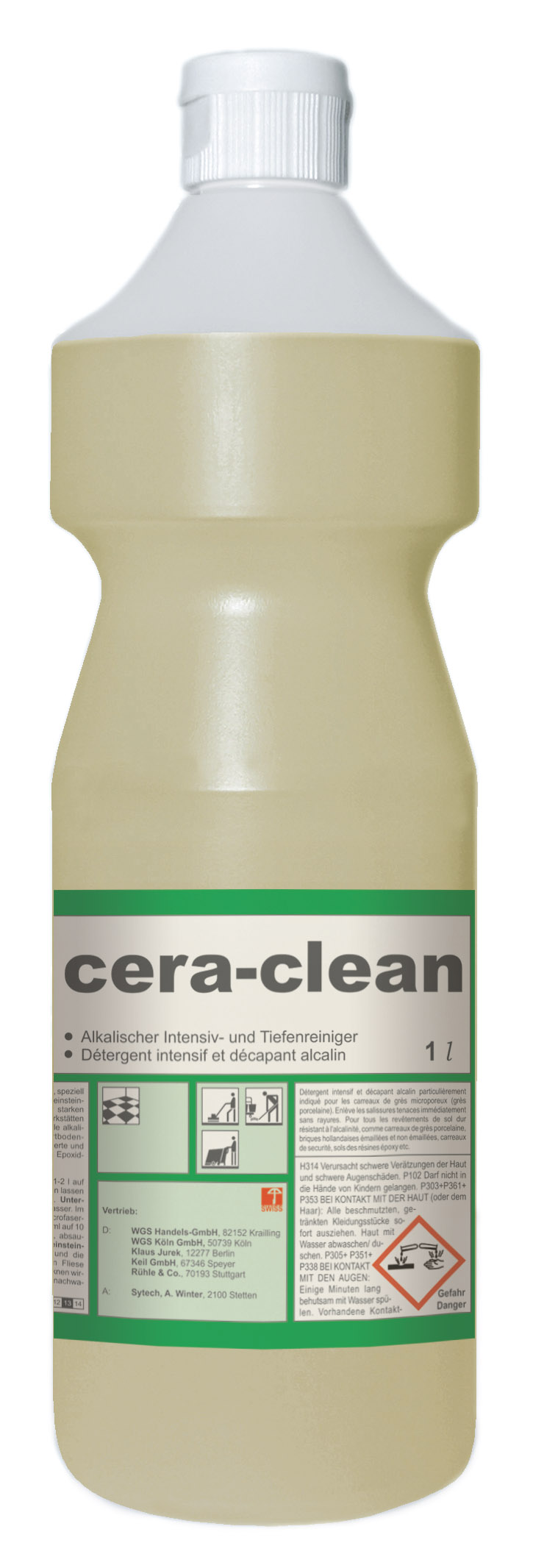 Pramol cera-clean Feinsteinzeugreiniger, 1 Flasche, 1 Liter
