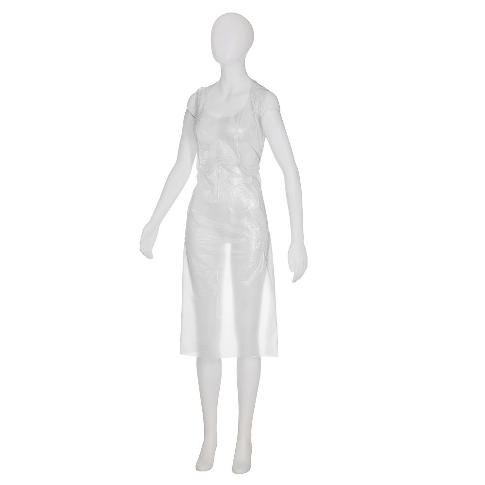 Med-Comfort PE-Einmalschürzen, 100 Stück/Packung, 75 x 140 cm, light, weiß, 10x100 Stück/Karton