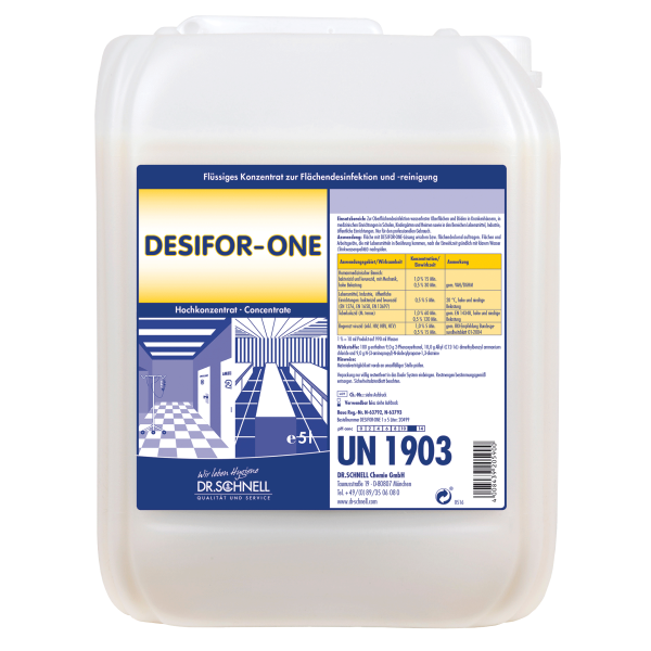 Dr. Schnell Desifor-One Flächendesinfektion, 5 Liter Kanister