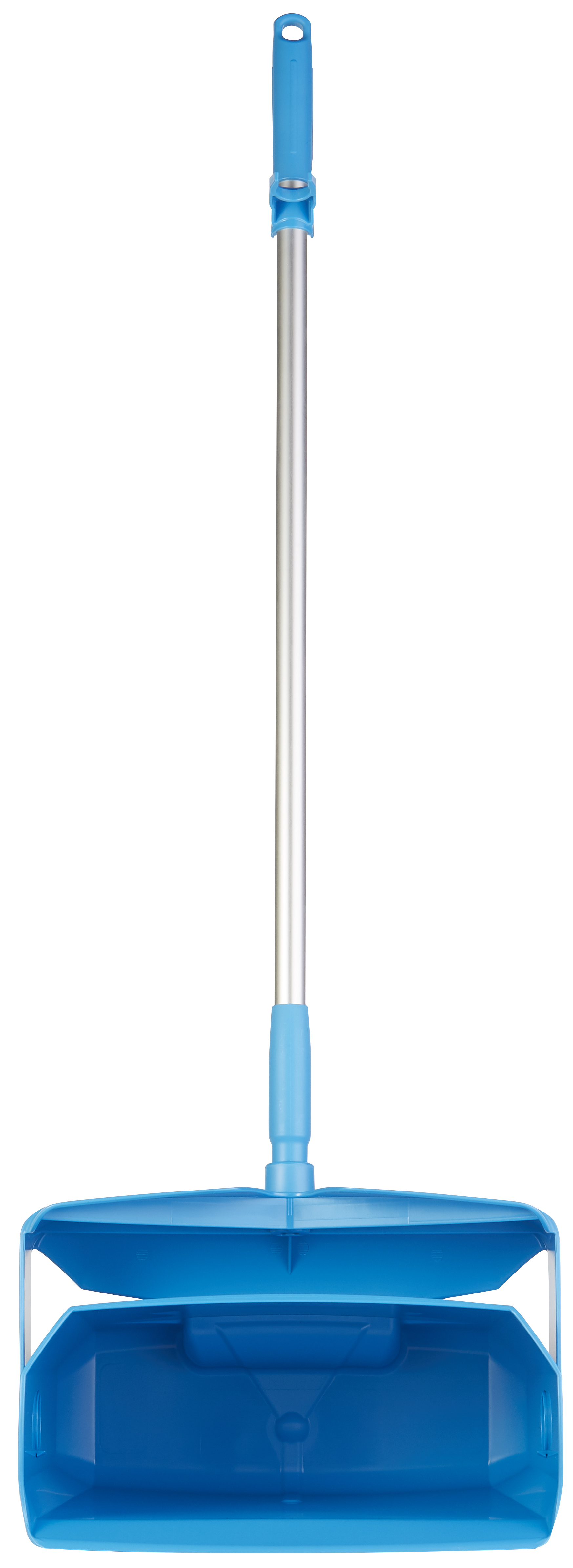 Vikan Kehrschaufelset geschlossen, mit Besen, 350mm, medium, blau